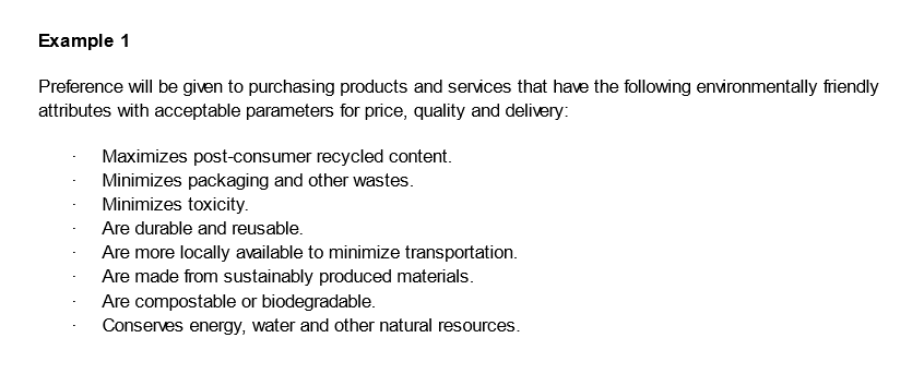 What s Included In a Sustainability Policy